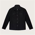 OVER SHIRT BOILED WOOL NAVY