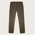 CHINO LONG SLIM TWILL STRETCH ALL.PRN G/D MIL.GREEN