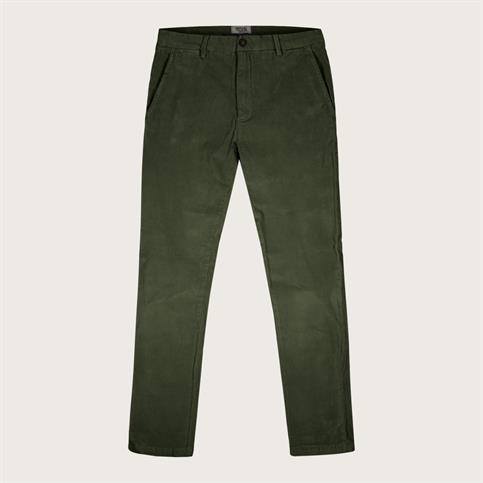 CHINO LONG SLIM CORDUROY 1000 STRIPES G/D MIL.GREEN