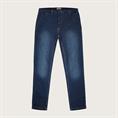 CHINO LONG SLIM DENIM MED WASH BLUE