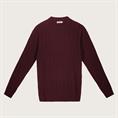 ROUND NECK 80%WOOL/20%NYLON BORDEAUX