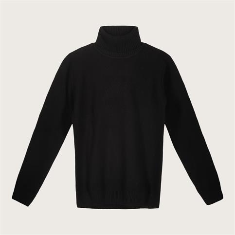 TURTLENECK 50%WOOL/50%ACRYLIC BLACK