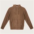 HOODIE 62%ACRY/30%NYL/6%WOOL/2%SPAND. BEIGE