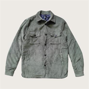 OVER SHIRT CORDUROY MIL.GREEN