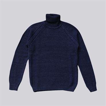 TURTLENECK 60%ACRY/25%CTN/15%WOOL NAVY