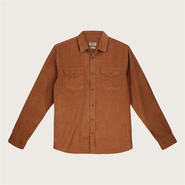 ITALIAN COLLAR L/S CORDUROY G/D OCRA