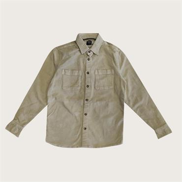 OVER SHIRT L/S CORDUROY G/D BEIGE