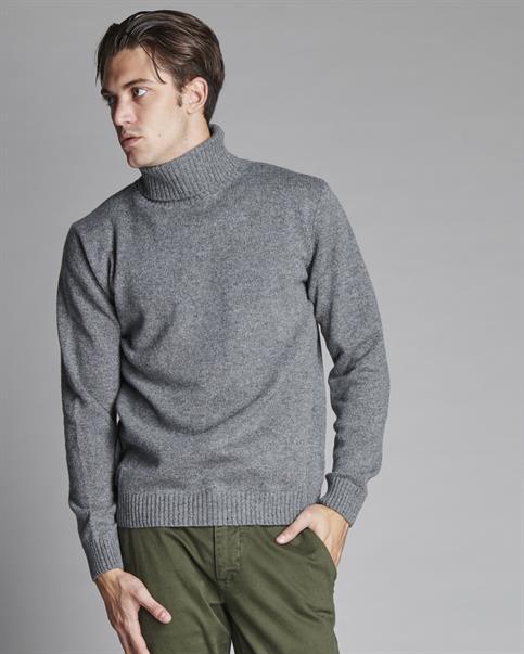 TURTLENECK 80%WOOL/20%NYLON GREY