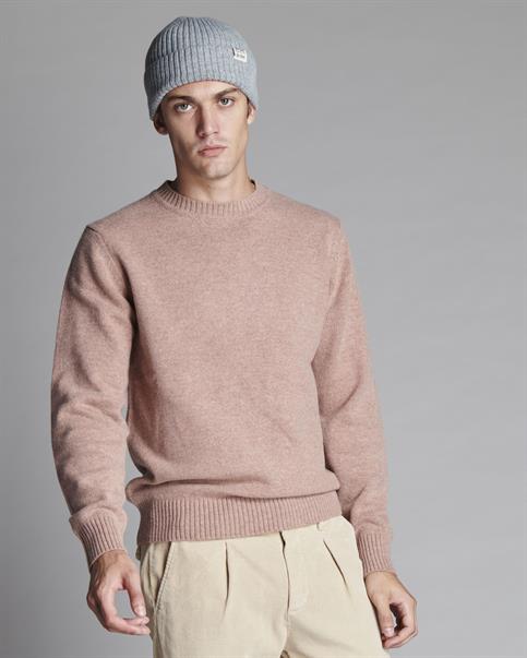 ROUND NECK 80%WOOL/20%NYLON PINK