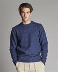 ROUND NECK 50%WOOL/50%NYLON NAPS NAVY