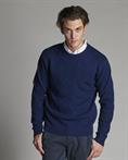 ROUND NECK 80%WOOL/20%NYLON NAVY