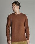 ROUND NECK 32%WOOL/38%NYL/10%CAMEL/20%ACRY CAMEL