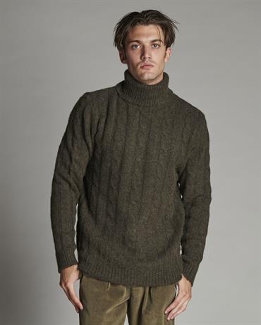 TURTLENECK 37%WOOL/35%POLY/20%ACRY/7%ALPACA/1%SPAND. DK.