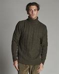 TURTLENECK 37%WOOL/35%POLY/20%ACRY/7%ALPACA/1%SPAND. DK.