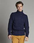 TURTLENECK 70%ACRY/30%WOOL DK.BLUE