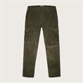 CARGO LONG CORDUROY 1000 STRIPES G/D MIL.GREEN