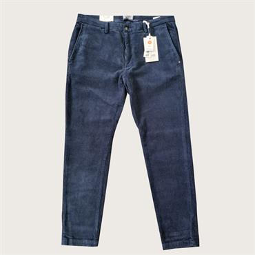 CHINO LONG SLIM CORDUROY 550 STRIPES G/D NAVY