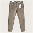 CHINO LONG SLIM CORDUROY 550 STRIPES G/D MUD