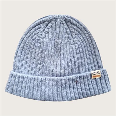 CAP MIXED WOOL BLUE