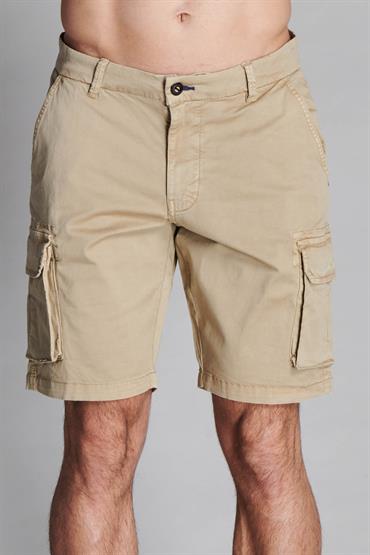 CARGO SHORT COMF. TWILL STRETCH G/D DESERT