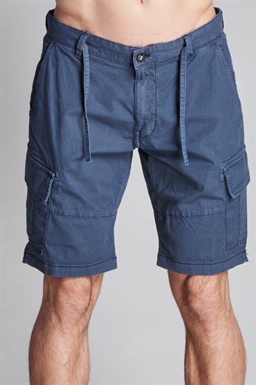 CARGO SHORT COMF.RIP STOP STRETCH G/D NAVY