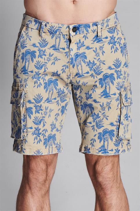 CARGO SHORT COMF. TWILL STRETCH ISLAND G/D DESERT