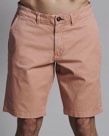 CHINO SHORT COMF. TWILL STRETCH G/D OLD PINK