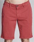 CHINO SHORT COMF. TWILL STRETCH G/D RED