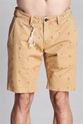 CHINO SHORT COMF. TWILL STRETCH SUN G/D BEIGE