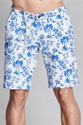 CHINO SHORT COMF. TWILL STRETCH ISLAND G/D WHITE