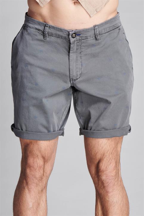 CHINO SHORT COMF. TWILL STRETCH TURTLE G/D C.ROCK