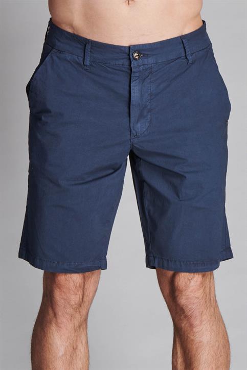 CHINO SHORT COMF.POPELINE G/D NAVY