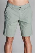 CHINO SHORT COMF.POPELINE G/D SALVIA