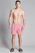 SWIMMING TRUNKS POLY.ALLOVER STRIPE RED STRIPE