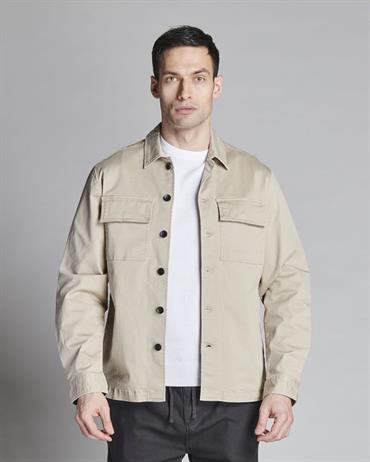 2 PKT JACKET TWILL STRETCH G/D DESERT