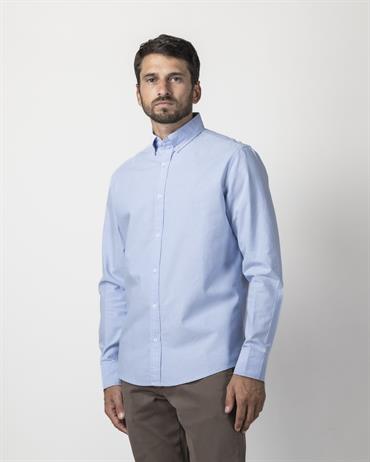 BTN DOWN COLLAR L/S OXFORD SOFT WASH SKY