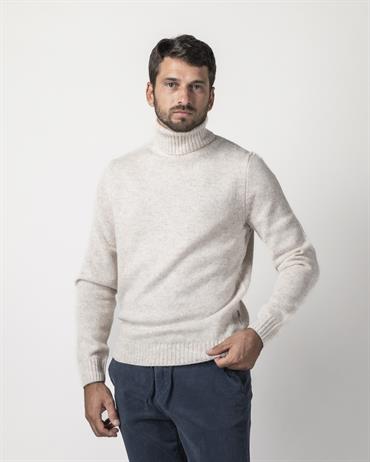 TURTLENECK 70%WOOL/25%NYL/5%ALTRO CREAM