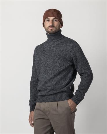 TURTLENECK 70%WOOL/25%NYL/5%ALTRO GREY