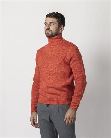 TURTLENECK 70%WOOL/25%NYL/5%ALTRO ORANGE