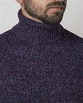 TURTLENECK 70%WOOL/25%NYL/5%ALTRO PURPLE