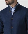 CARDIGAN BTN 80%WOOL/20%NYLON NAVY