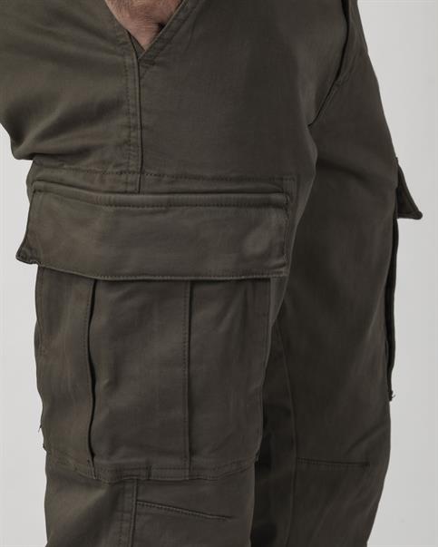 CARGO LONG TWILL STRETCH G/D MIL.GREEN