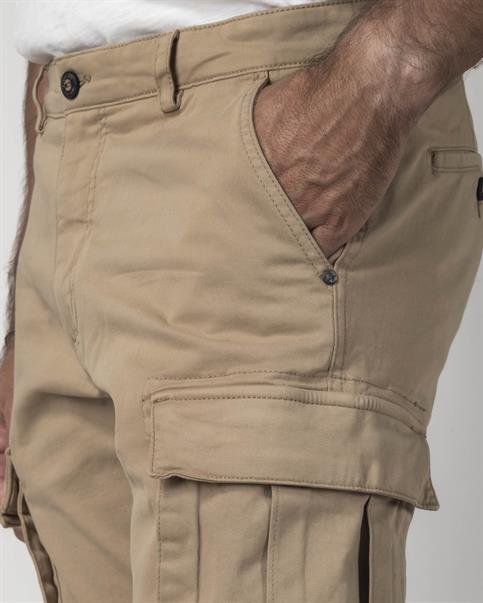 CARGO LONG TWILL STRETCH G/D BEIGE