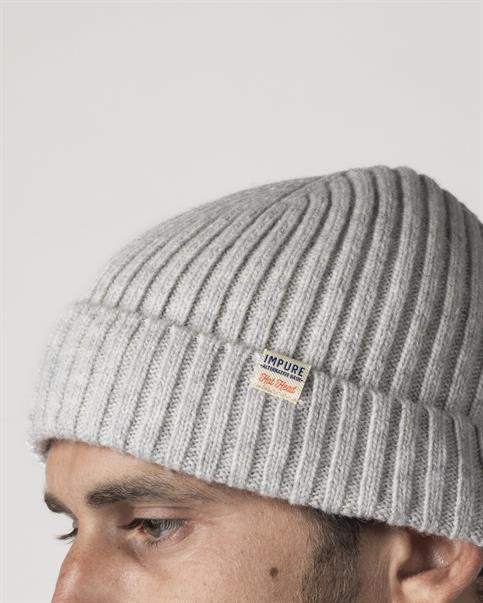 CAP MIXED WOOL GREY