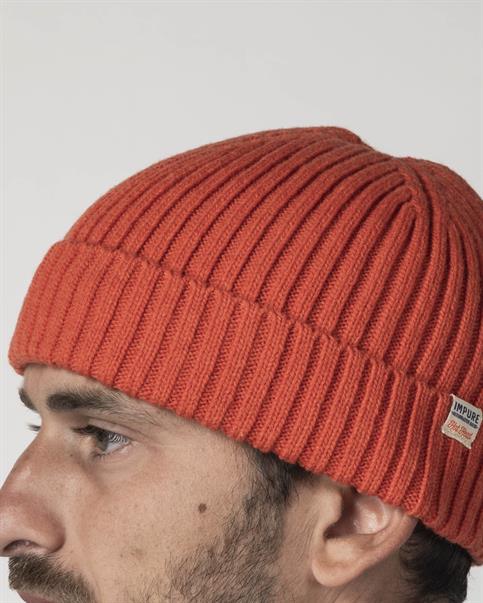 CAP MIXED WOOL RUST