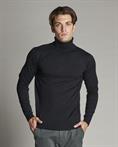 TURTLENECK 70%VISCOSE/30%NYLON BLACK