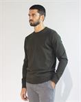 ROUND NECK 30%WOOL/18%VISC/17%POLY/17%NYL/18%ACRY DK.GRE