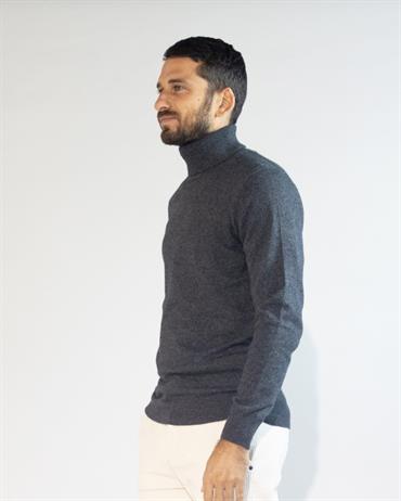 TURTLENECK 25%VISC/25%POLYAM/45%E.F.MERINO/5%CASH C.ROCK