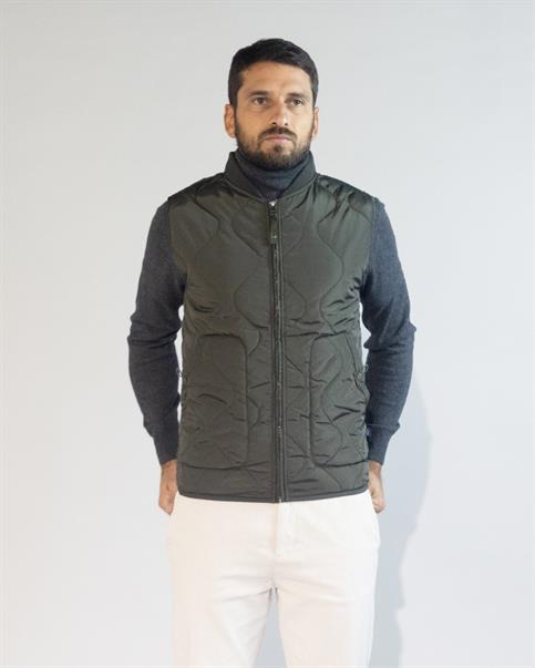 GILET POLYESTER MIL.GREEN