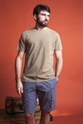 CARGO SHORT COMF.POPELINE STRETCH G/D DUST